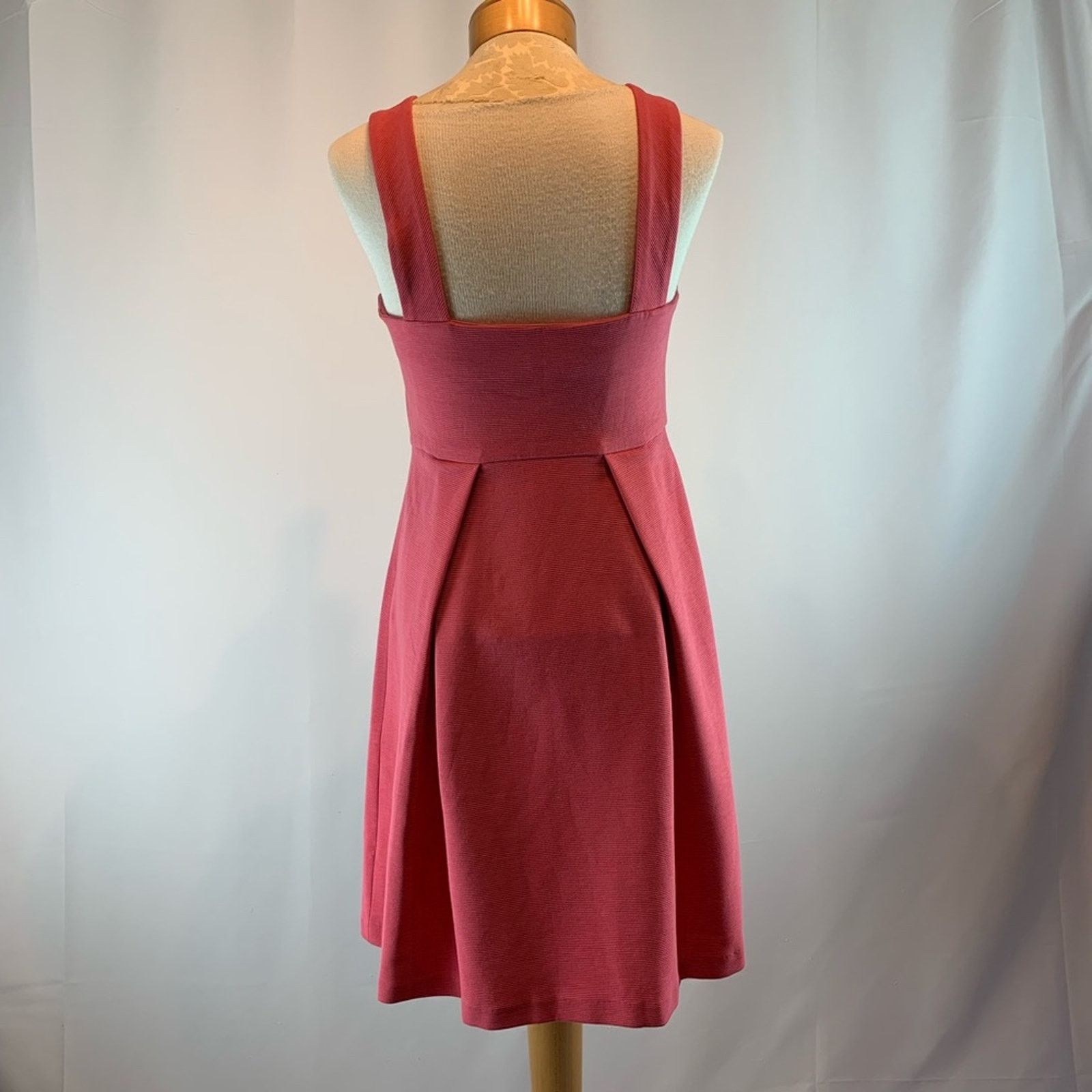 Banana Republic Banana Republic Sleeveless Corded Knit Dress Coral Size 12 P Size XL / US 12-14 / IT 48-50 - 4 Thumbnail