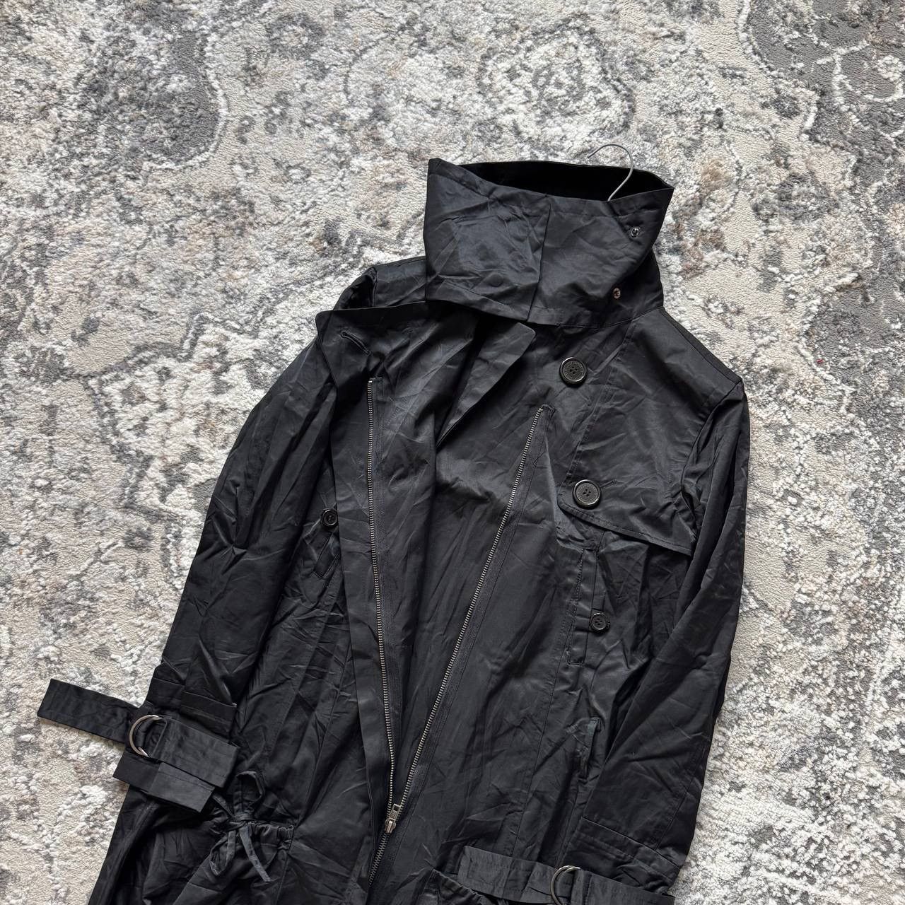 Stussy Stussy Coat Trench Raincoat Ninja Goth Nylon Coat Jacket Size M / US 6-8 / IT 42-44 - 5 Thumbnail