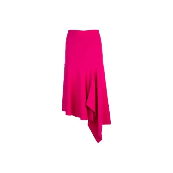 Balenciaga Balenciaga Solid Color Elastic Midi Skirt 0079 Size 22" - 1 Thumbnail