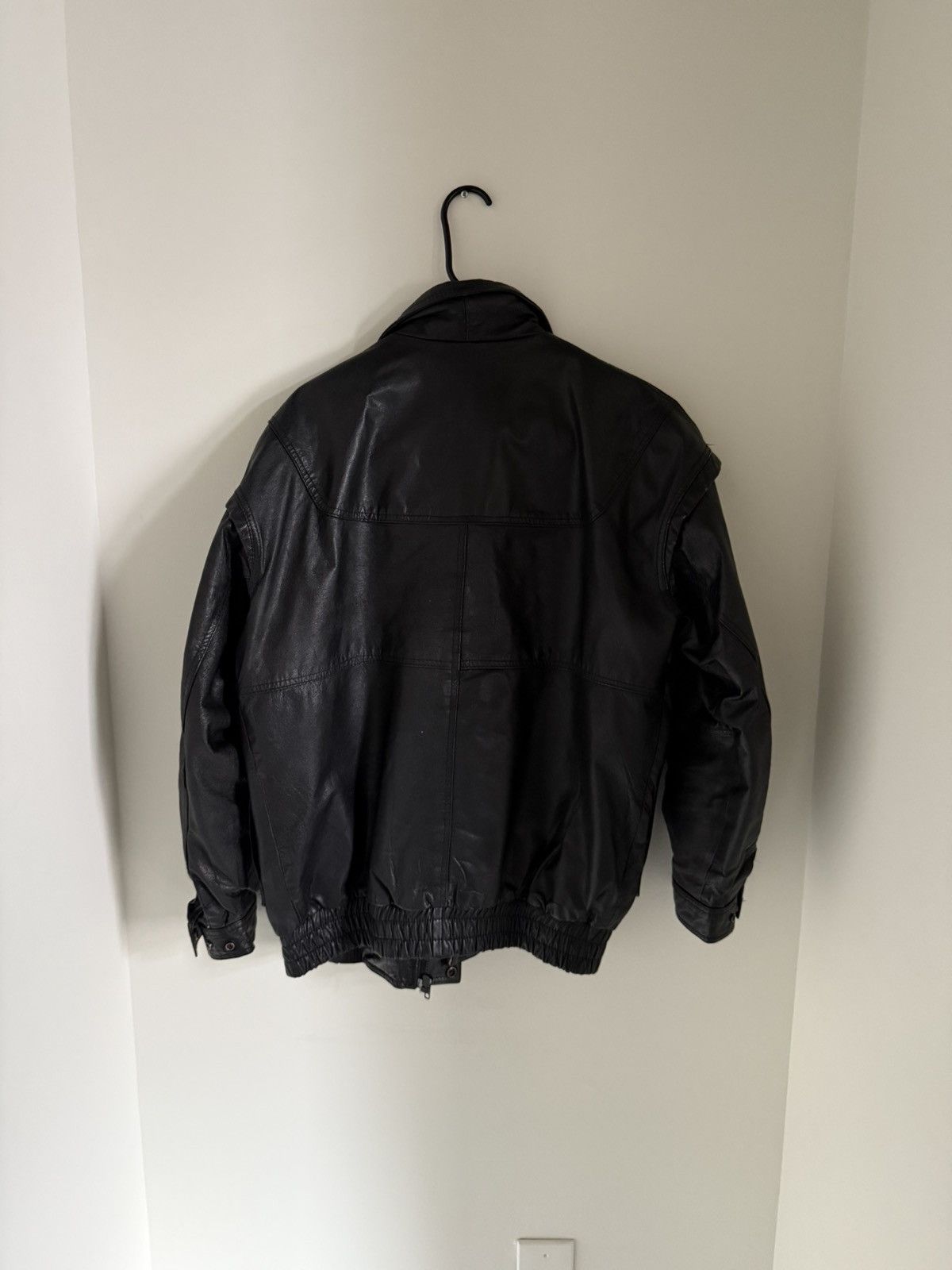 Vintage Military Leather Jacket Size US M / EU 48-50 / 2 - 7 Thumbnail