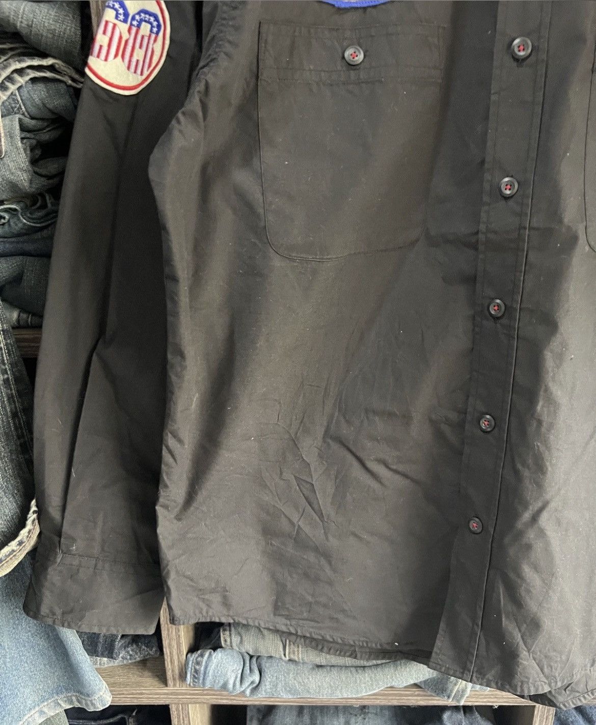 Japanese Brand 🔥Never Seen Thing Patches Shirt Size US M / EU 48-50 / 2 - 7 Thumbnail