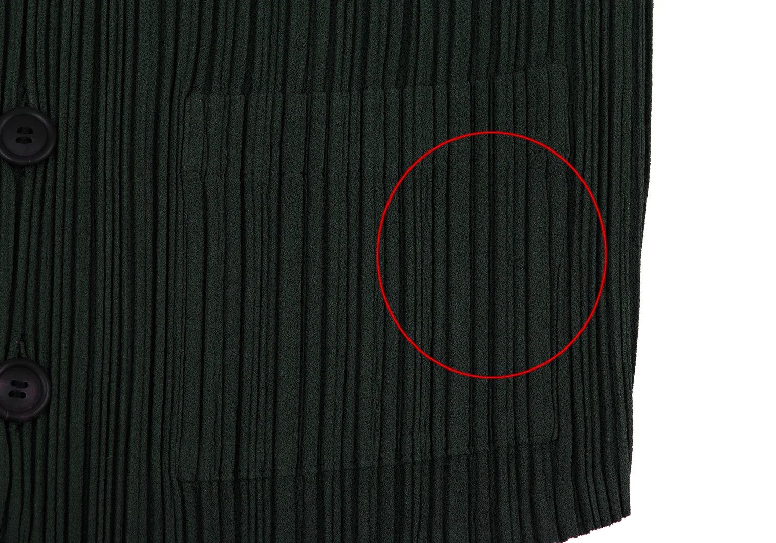 Issey Miyake Double Face Pleats Vest in Dark Green XL Size US XL / EU 56 / 4 - 7 Thumbnail