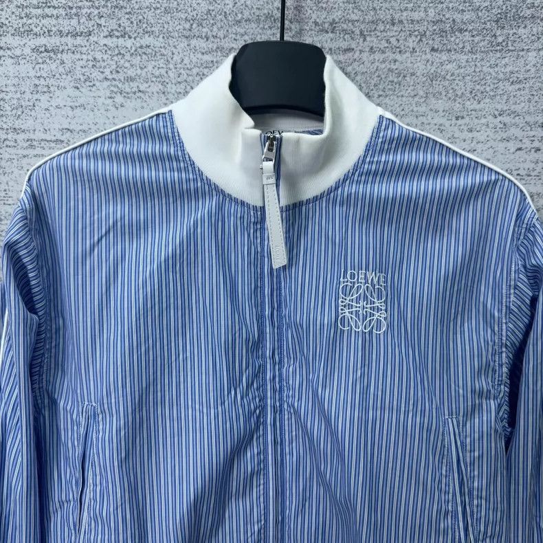 Loewe LOEWE Blue striped jacket coat Size S / US 4 / IT 40 - 2 Thumbnail