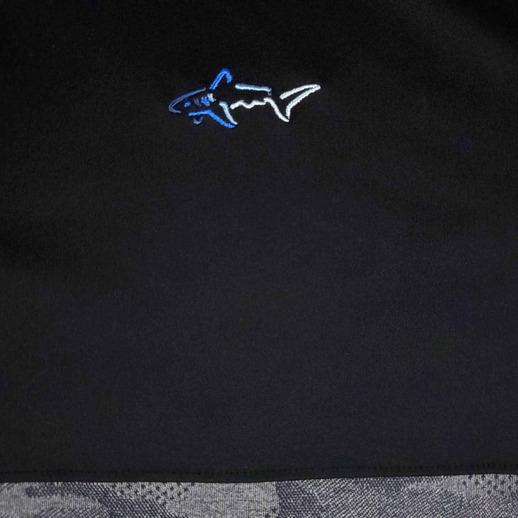 Vintage Greg Norman Polo Shirt Mens 2XL Black Gray Camouflage Shark Casual Short Sleeve Size US XXL / EU 58 / 5 - 3 Thumbnail