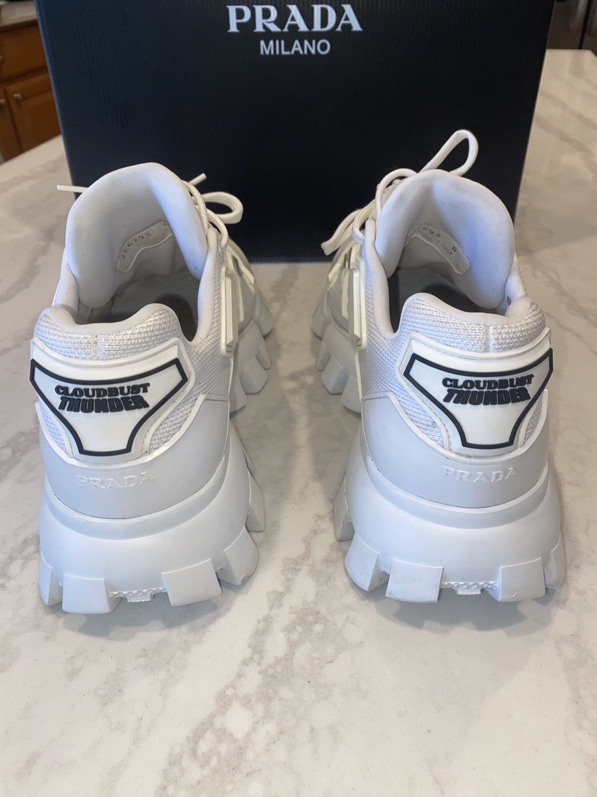Prada Prada Cloudbust Knit - White Size US 9 / EU 42 - 2 Thumbnail