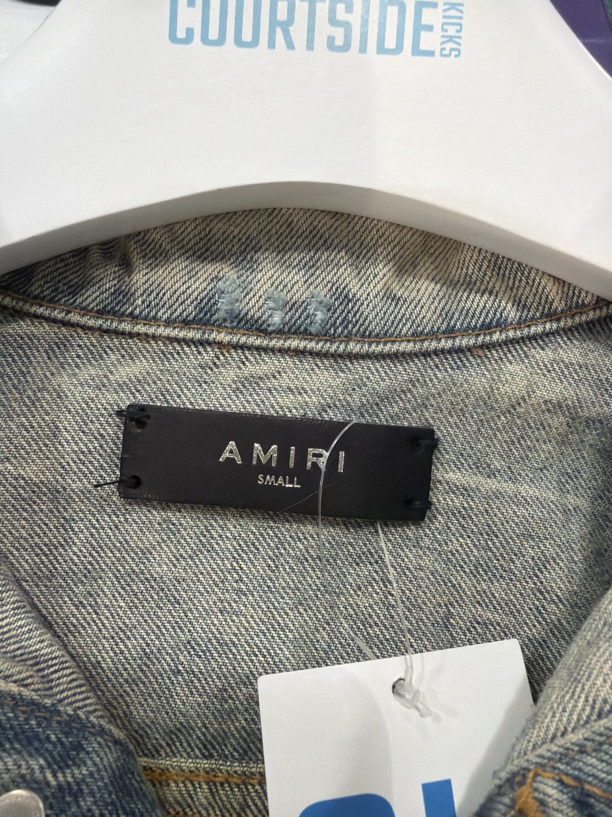 Amiri Amiri Acid Wash Womens Denim Jacket Size S / US 4 / IT 40 - 4 Thumbnail