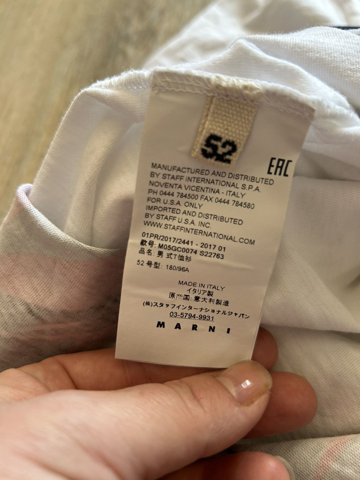 Marni Marni Colourblock t shirt Size US L / EU 52-54 / 3 - 4 Thumbnail
