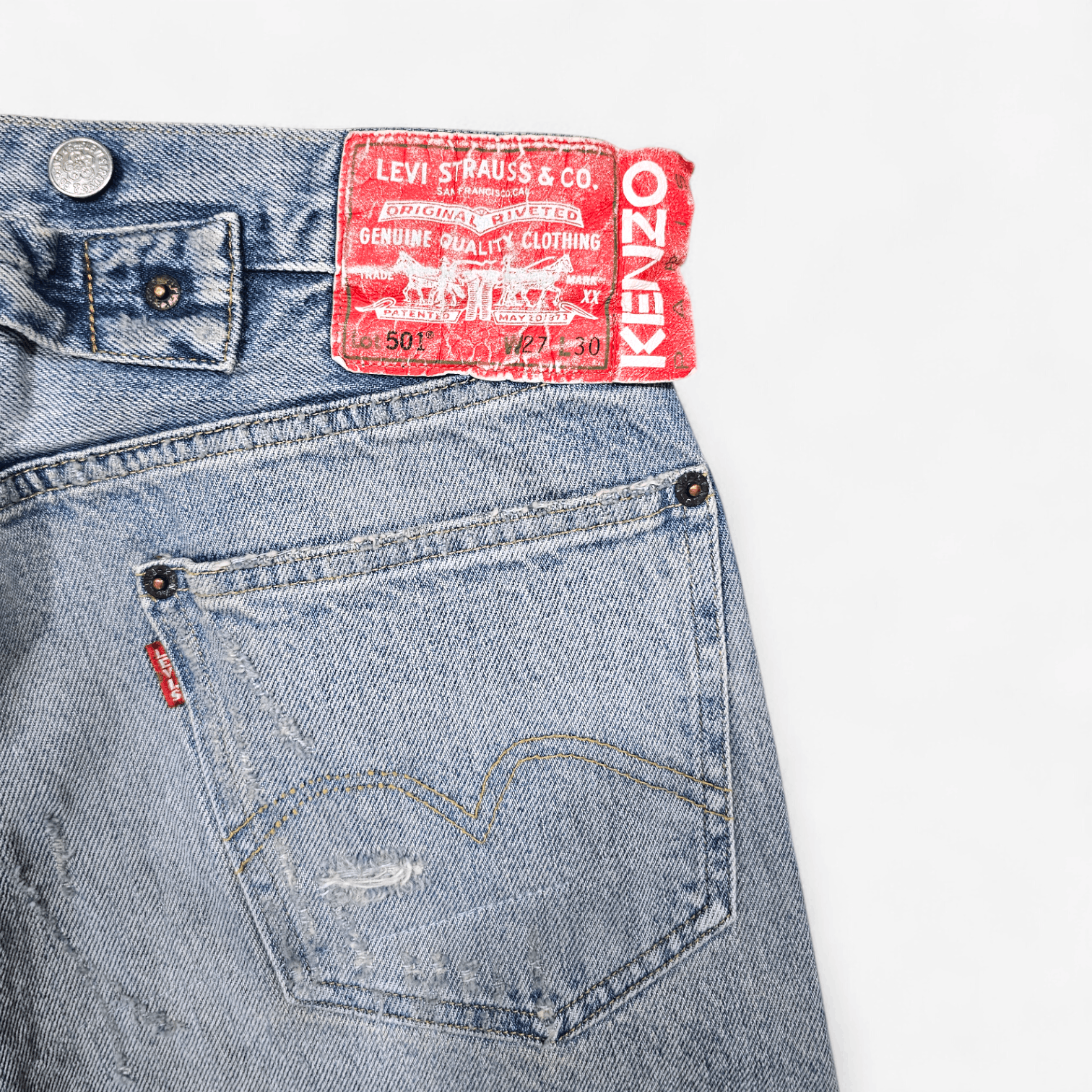 Kenzo × Levi's Levi's x Kenzo 1933 501 Selvedge Big E Made in Japan Size US 27 - 9 Thumbnail