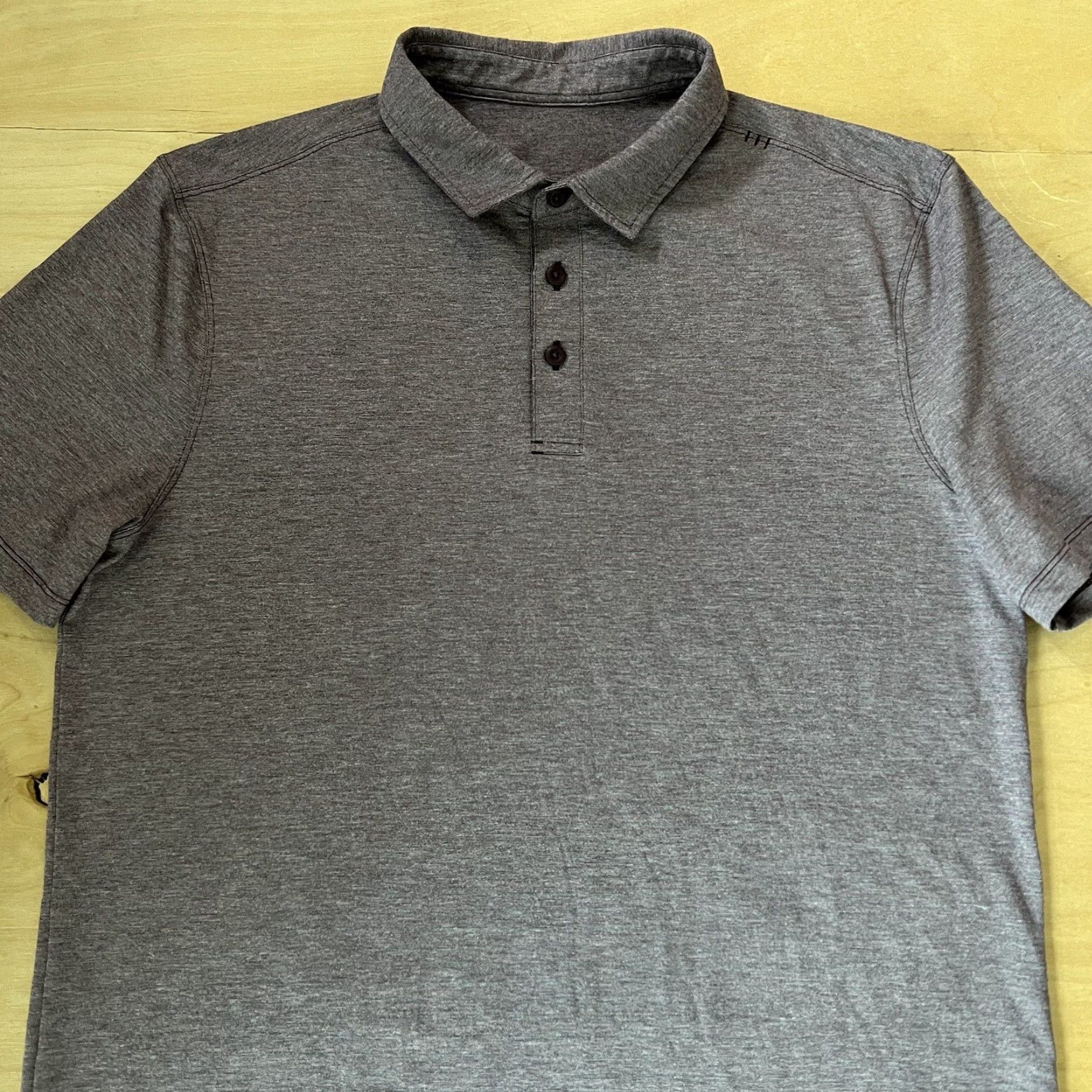 Lululemon Lululemon Evolution Polo Shirt M Purple Casual Cotton Logo Men Polo Shirt M Purple Size US M / EU 48-50 / 2 - 3 Thumbnail