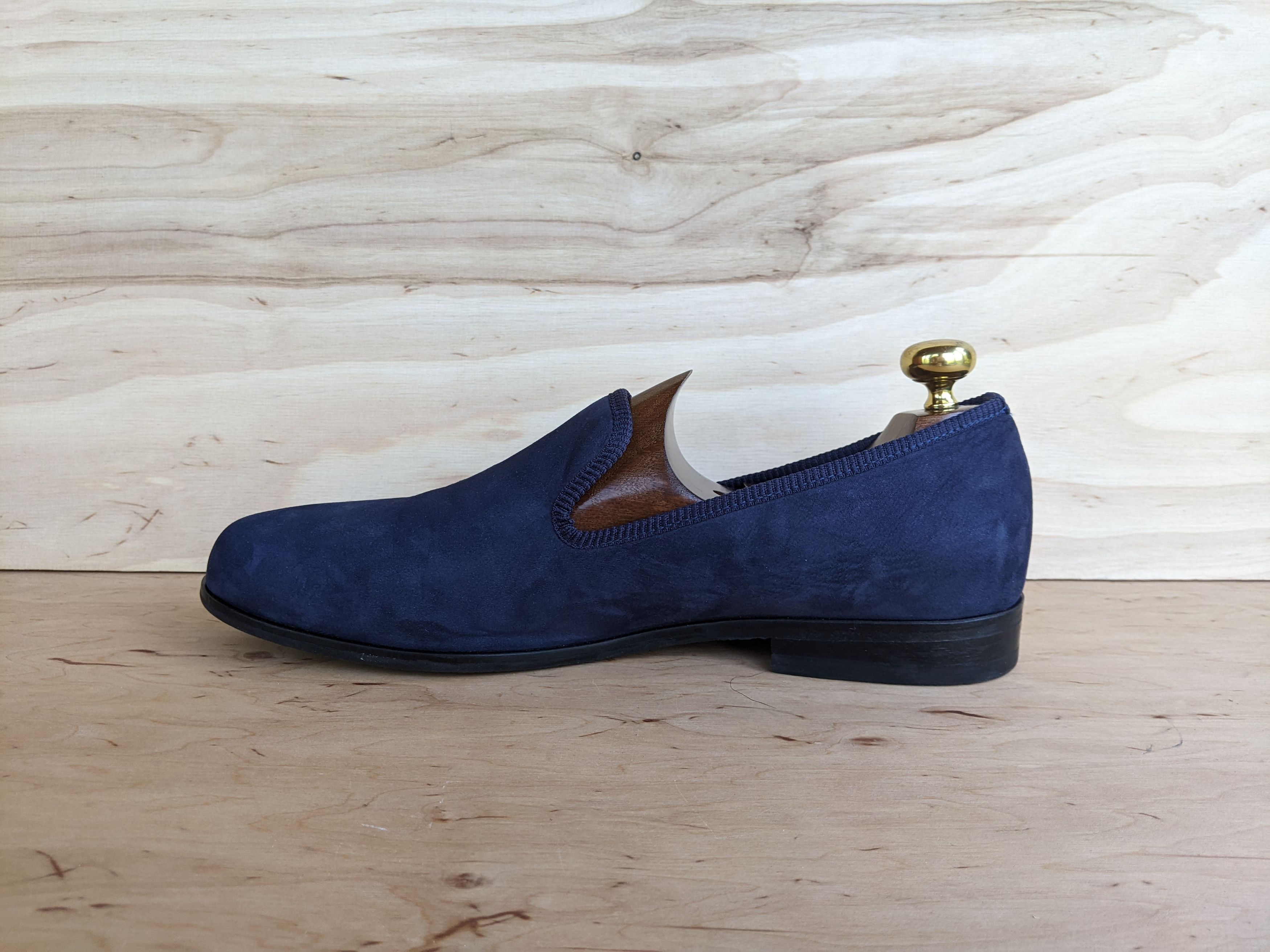 DUKE + DEXTER Duke + Dexter Bowler Loafer Blue Formal Shoes Churchs Prada Size US 11 / EU 44 - 3 Thumbnail