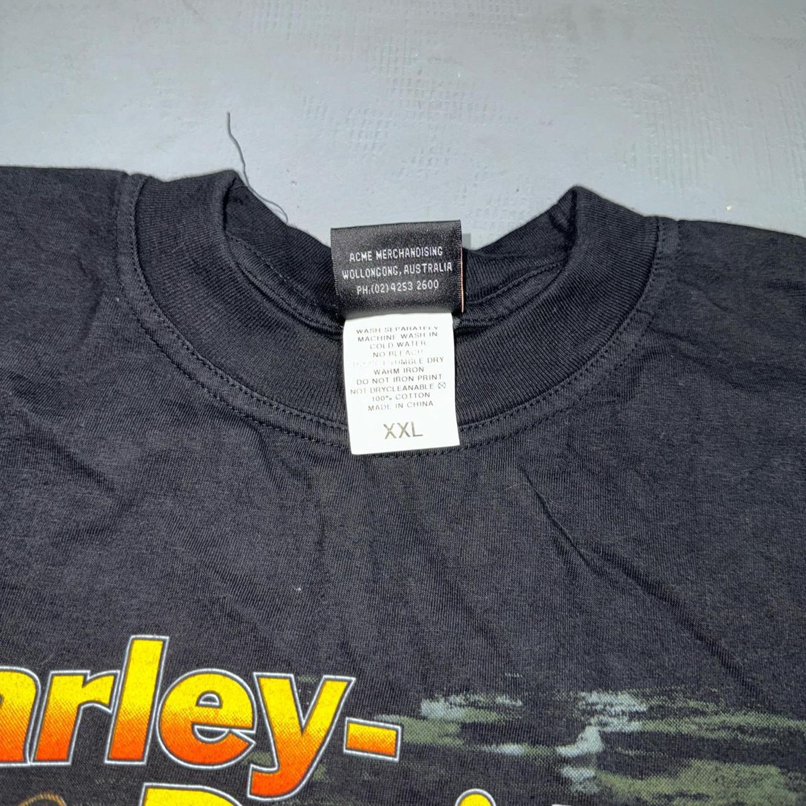 Harley Davidson Vintage 90s 1992 1997 harley Size US XXL / EU 58 / 5 - 6 Thumbnail