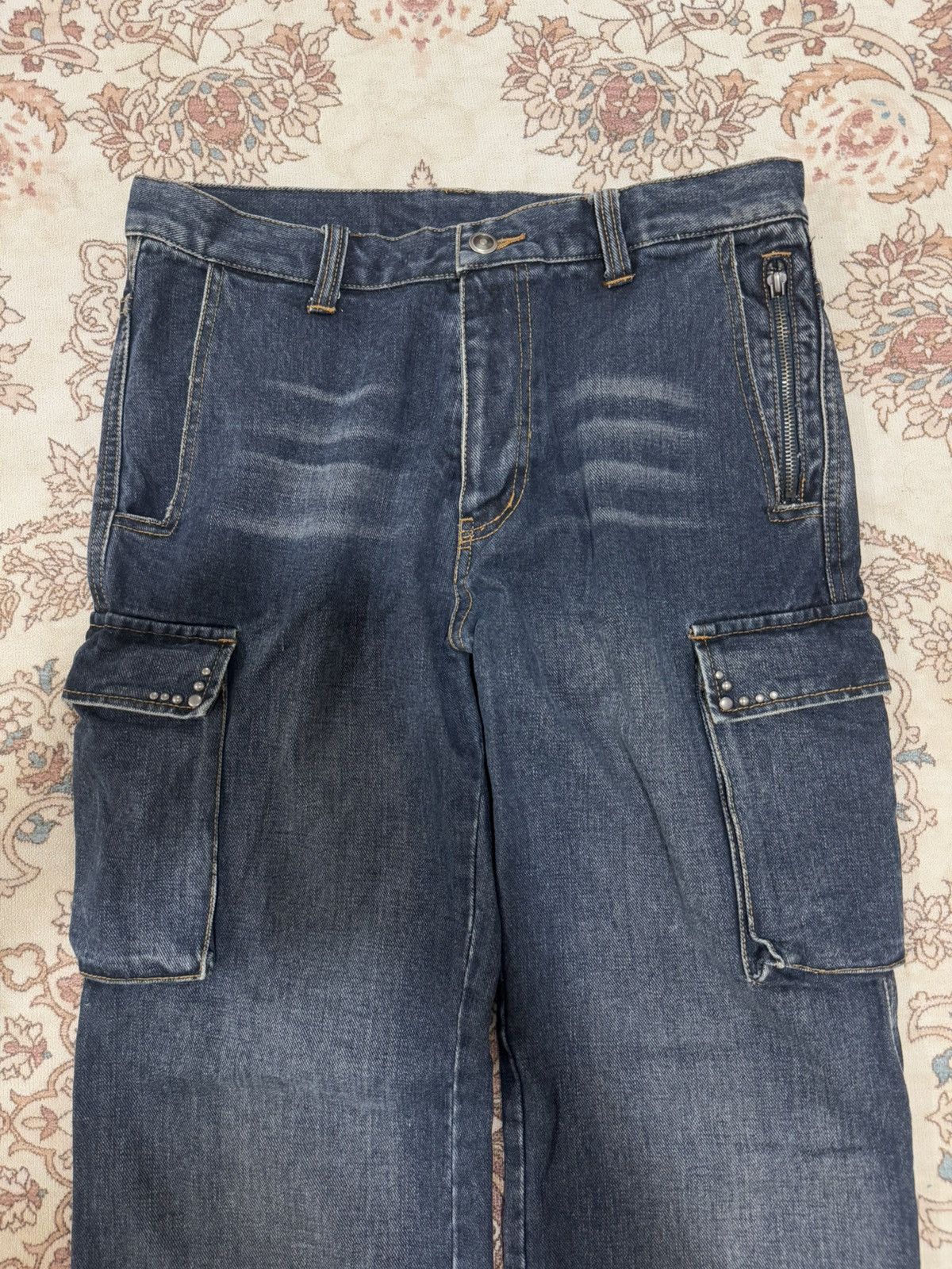If Six Was Nine × Japanese Brand × Vintage Vintage Custom Culture Japan Cargo Jeans Size US 32 / EU 48 - 3 Thumbnail