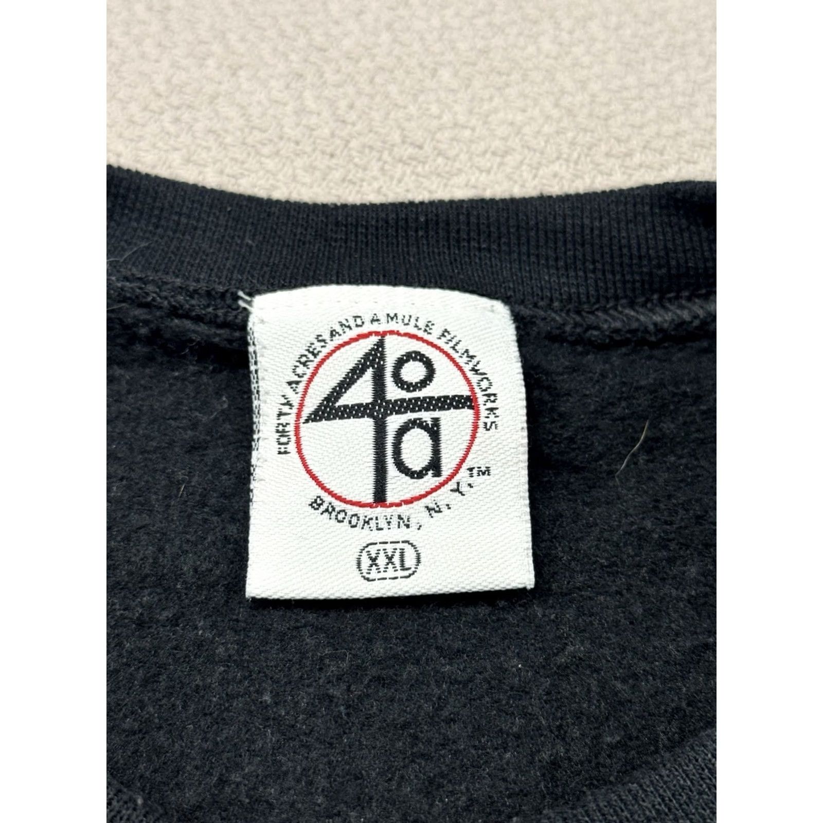 Lee VINTAGE Spike Lee 40 Acres & A Mule School Daze Movie Promo Sweatshirt Mens XL Black Size US XL / EU 56 / 4 - 3 Thumbnail