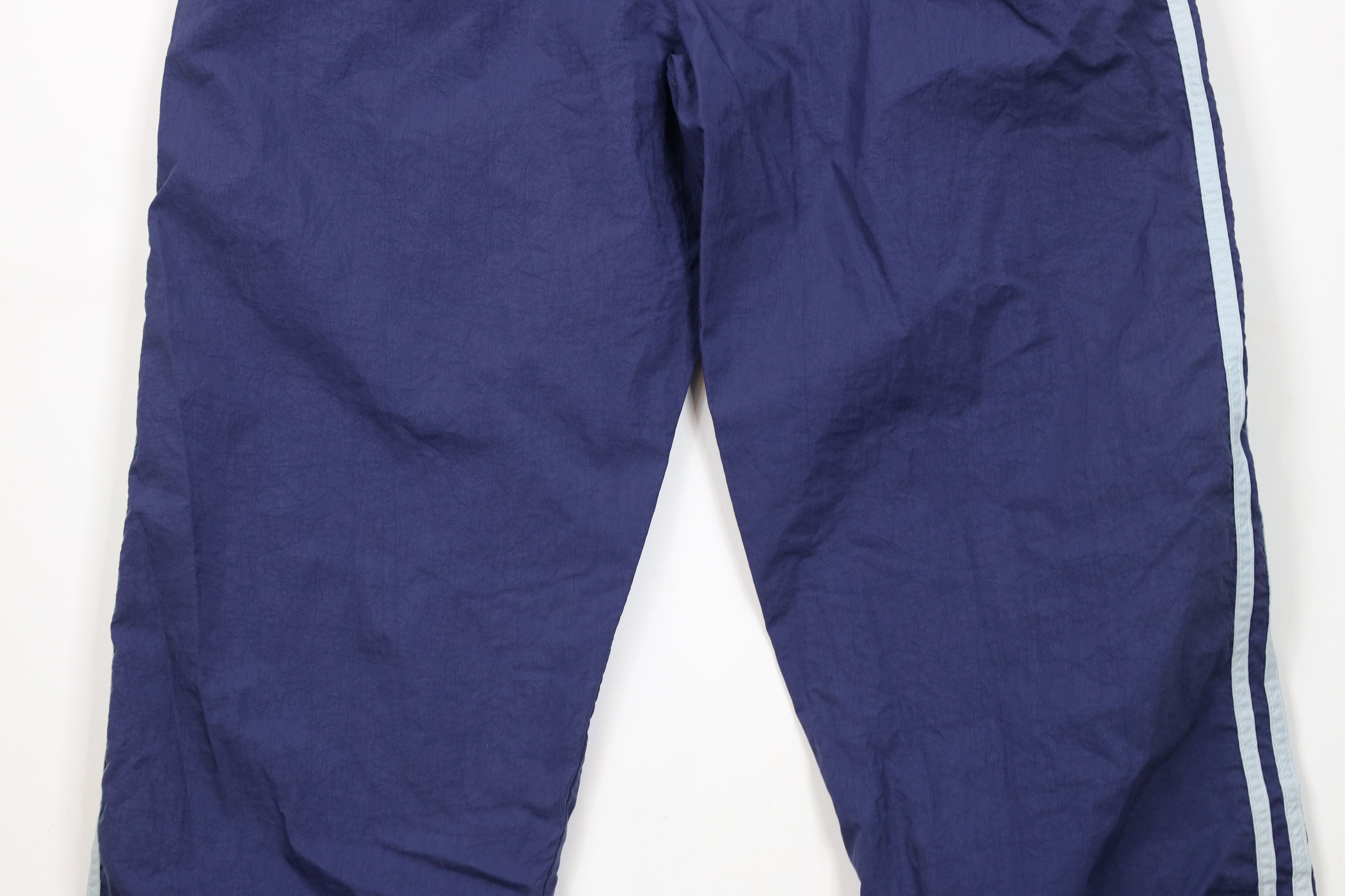 Adidas × Vintage Vintage 90s Adidas Cuffed Nylon Windbreaker Joggers Pants Size US 36 / EU 52 - 13 Thumbnail