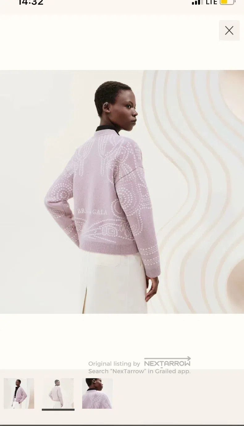 Hermes Hermes Pink cardigan, rose color, 98% cashmere Size XXS / US 00 / IT 34 - 6 Thumbnail