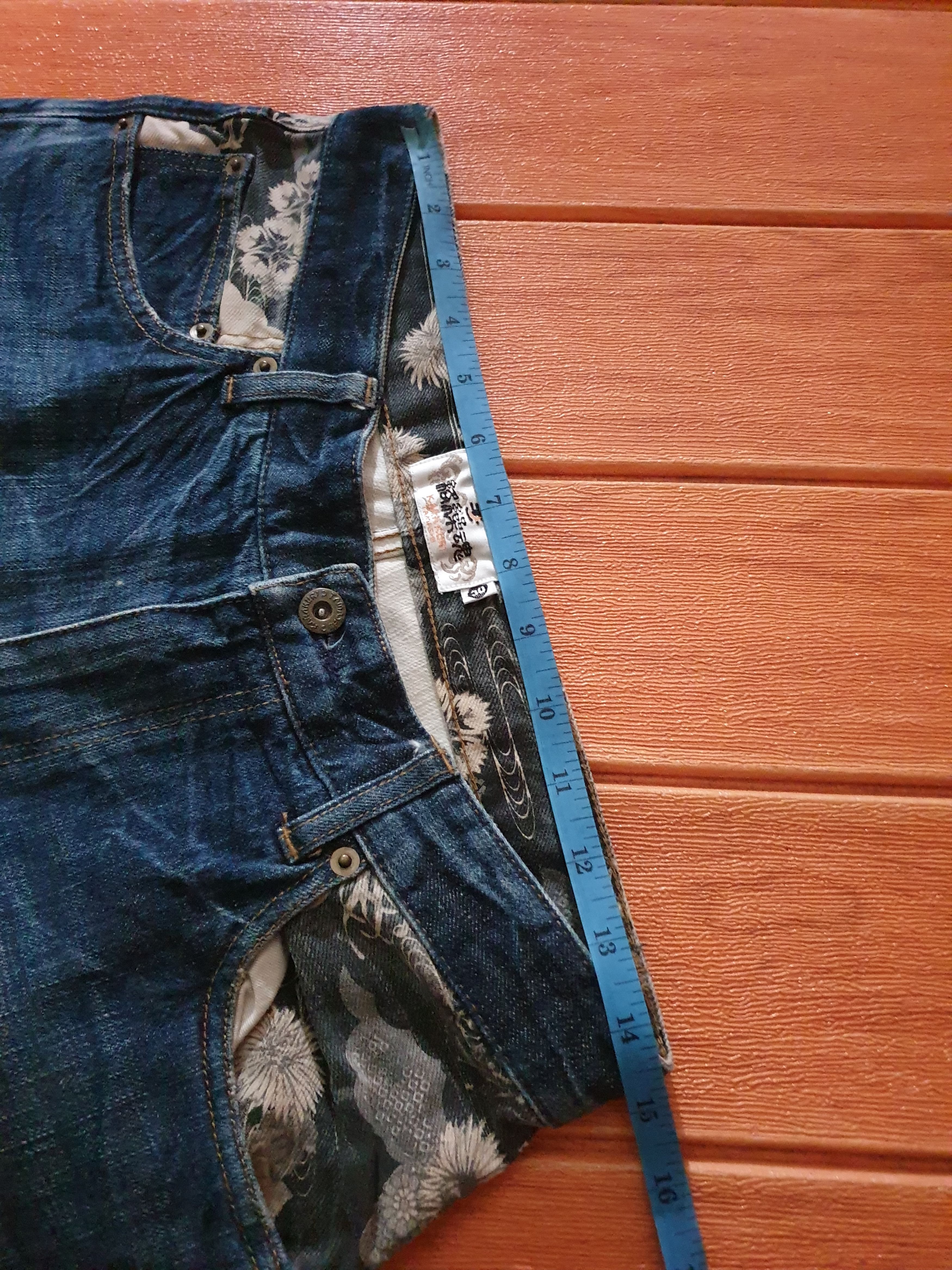 Japanese Brand × PPFM 💥Karakuri tamashi koi fish Japanese brand denim pant Size US 30 / EU 46 - 11 Thumbnail