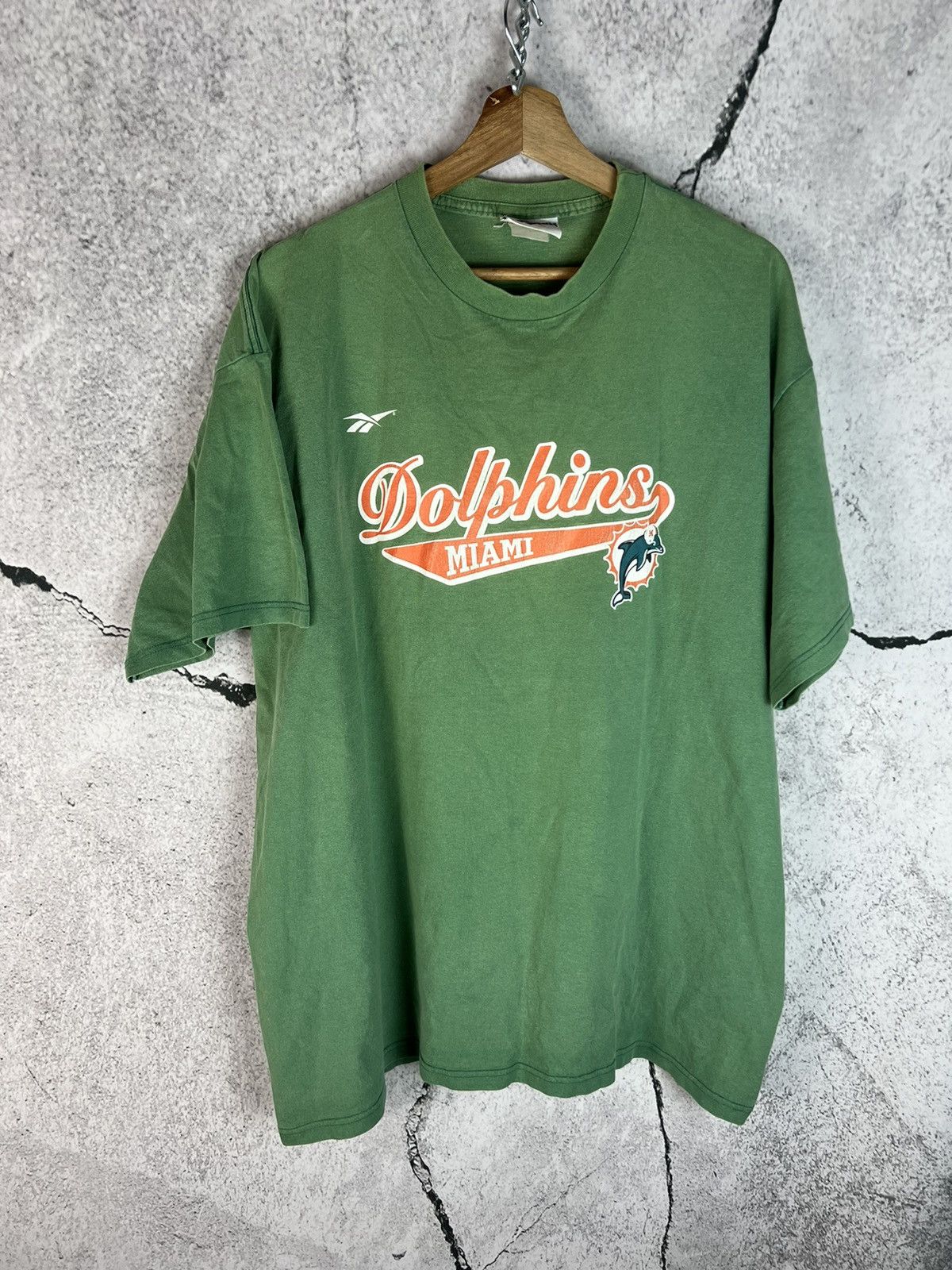 Reebok Vintage 2000s Reebok Miami Dolphins Long Sleeve T-Shirt Size US L / EU 52-54 / 3 - 1 Thumbnail