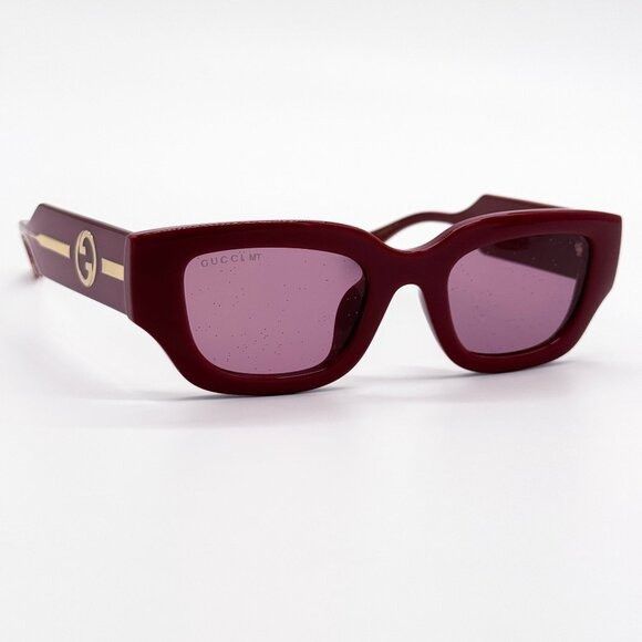 Gucci NEW GUCCI SUNGLASSES GG1558SK 005 BURGUNDY WOMEN EYEWEAR Size ONE SIZE - 6 Thumbnail