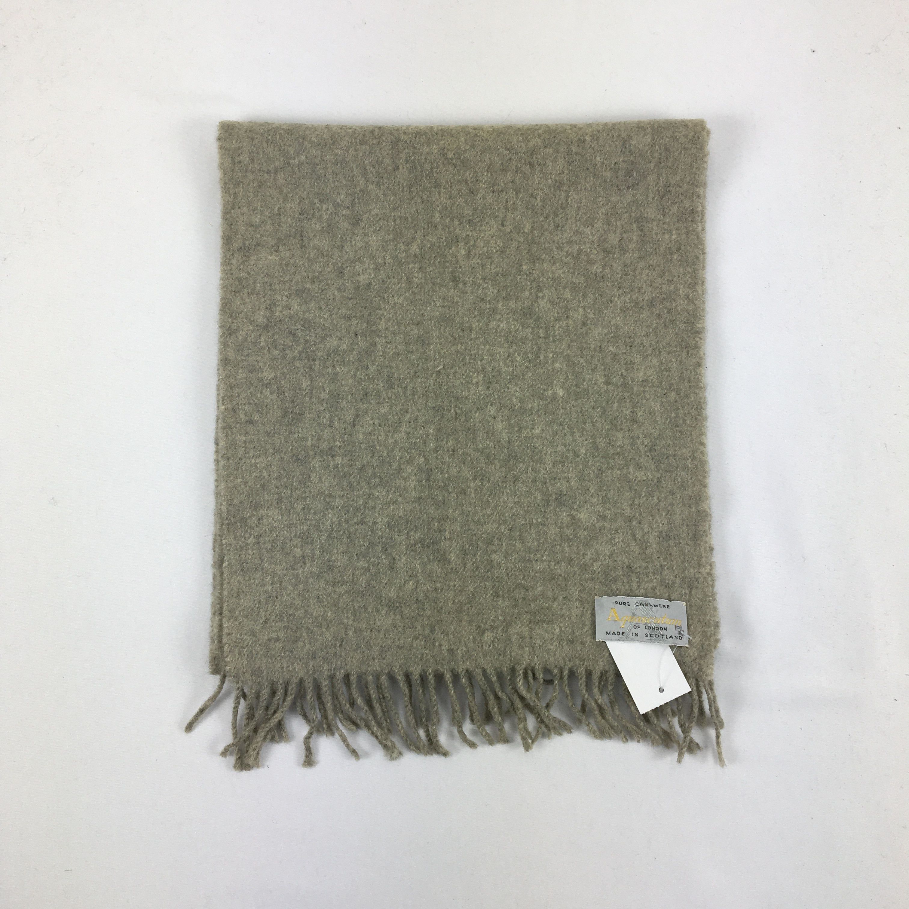 Aquascutum Vintage Aquascutum Wool Scarf Muffler Cashmere Scarves Size ONE SIZE - 2 Thumbnail