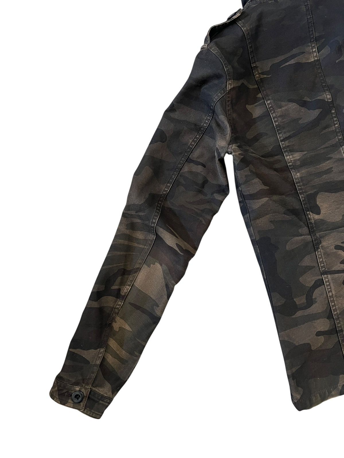 Shellac 2000s Shellac Camo Hooded Tactical Zipper Jacket Size US S / EU 44-46 / 1 - 8 Thumbnail