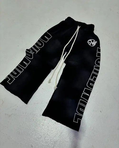 Japanese Brand VIBE Fashionable Hip Hop Baggy Pants Size US 35 - 7 Thumbnail