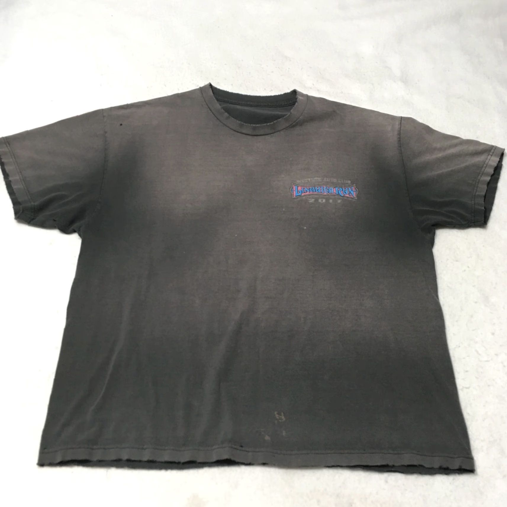 Gildan Gildan T-Shirt Mens 2XL Gray Hot Rod Run Cruisin The Strip Graphic Print Polo Pocket Short Sleeve Casual Cars USA Vintage: NO Size US XXL / EU 58 / 5 - 7 Thumbnail