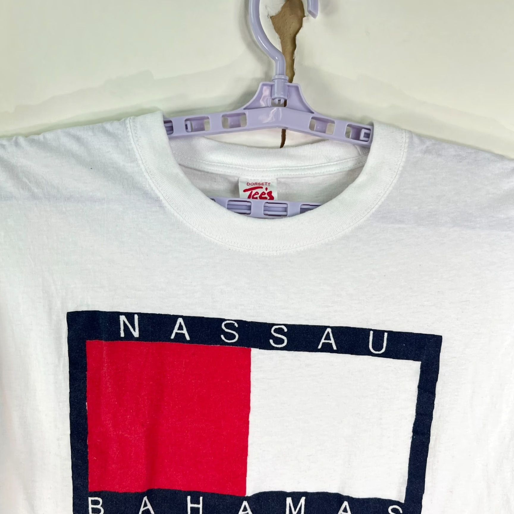 Vintage Nassau Bahamas T Shirt Adult Size XXL White Graphic Dorset Tee Shirt Womens White Beach Graphic Nassau Bahamas T Shirt Size XXL / US 16-18 / IT 52-54 - 3 Thumbnail