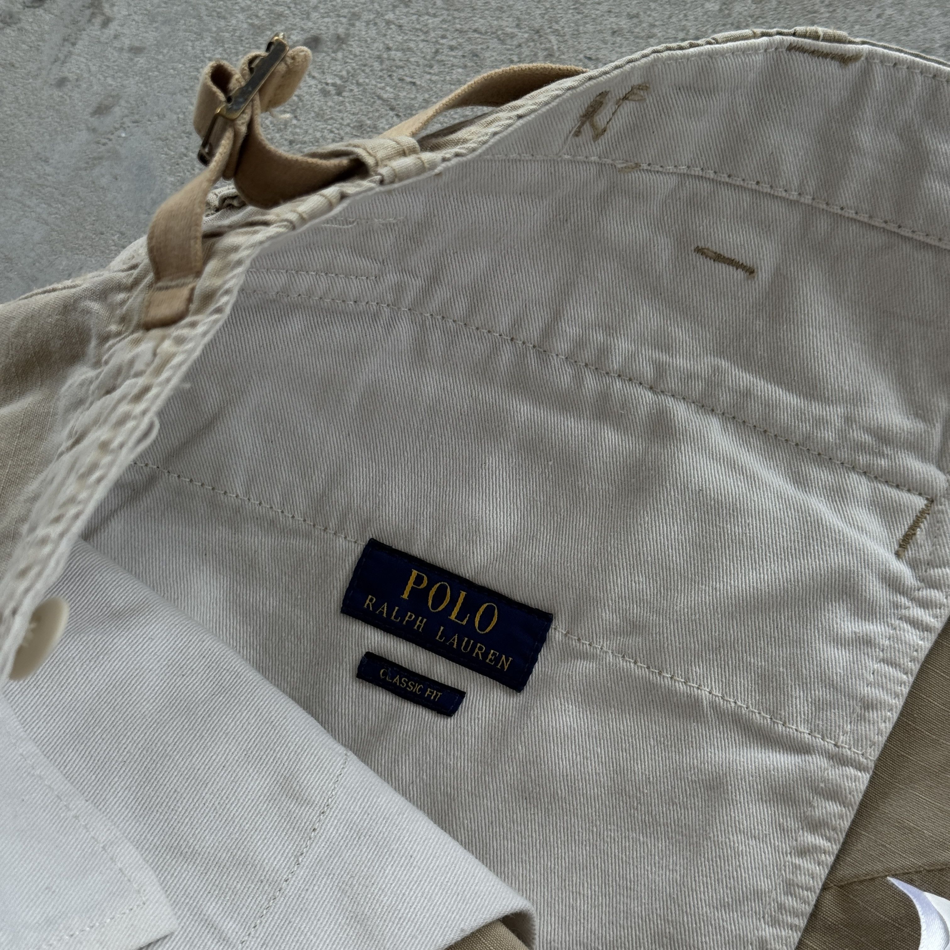 Polo Ralph Lauren Vintage Polo Ralph Lauren Tan Cargo Shorts Classic Fit Style Size US 40 / EU 56 - 8 Thumbnail