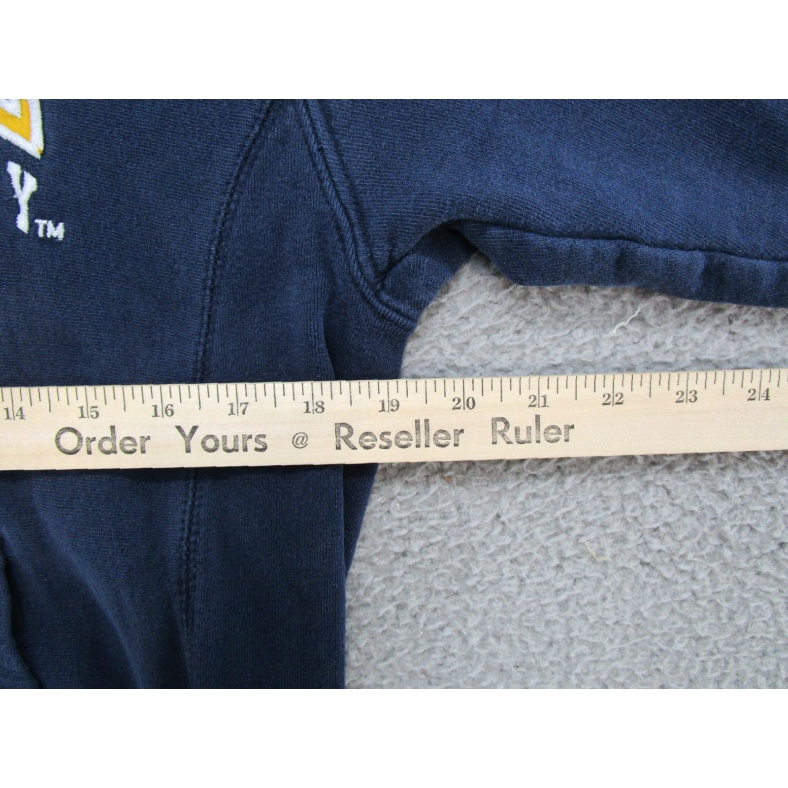 Vintage VINTAGE Steve & Barry's Marquette University Heavy Hoodie Sweatshirt V-Neck XS Blue Mens Hoodie Size US XS / EU 42 / 0 - 5 Thumbnail