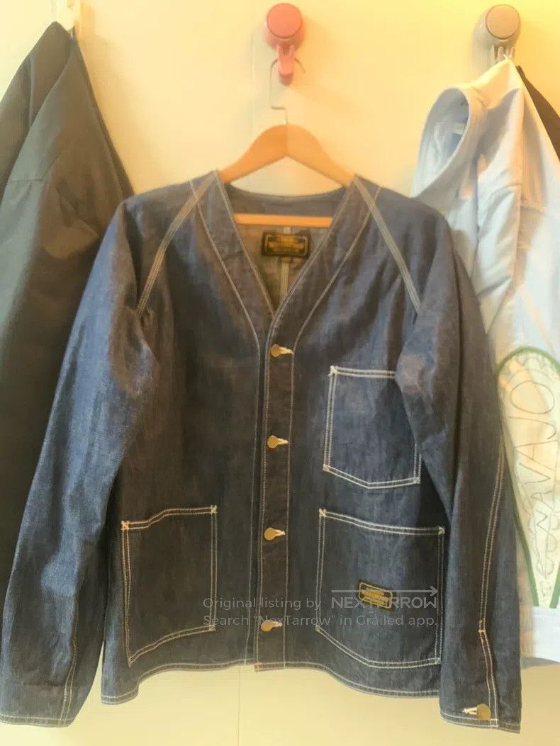 Neighborhood Neighborhood Denim Japanese-style Karate Jacket Size US L / EU 52-54 / 3 - 3 Thumbnail
