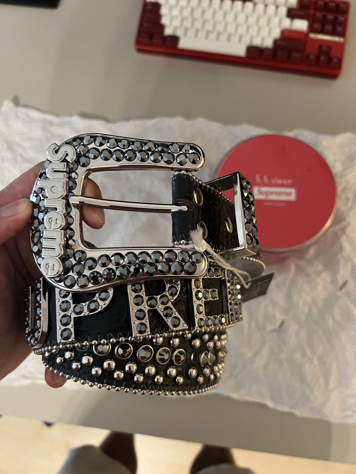 B.B. Simon × Supreme OG BB Simon x Supreme Belt BLACK | Grailed