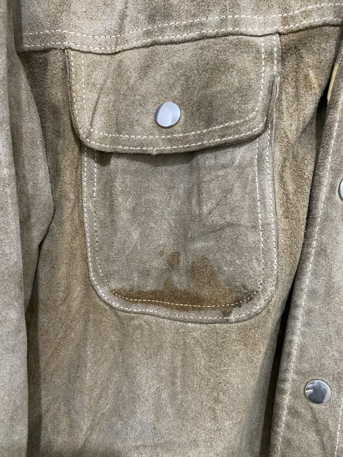Cowboy Equipment Vintage Genuine Leather Suede Jacket Size US M / EU 48-50 / 2 - 6 Thumbnail