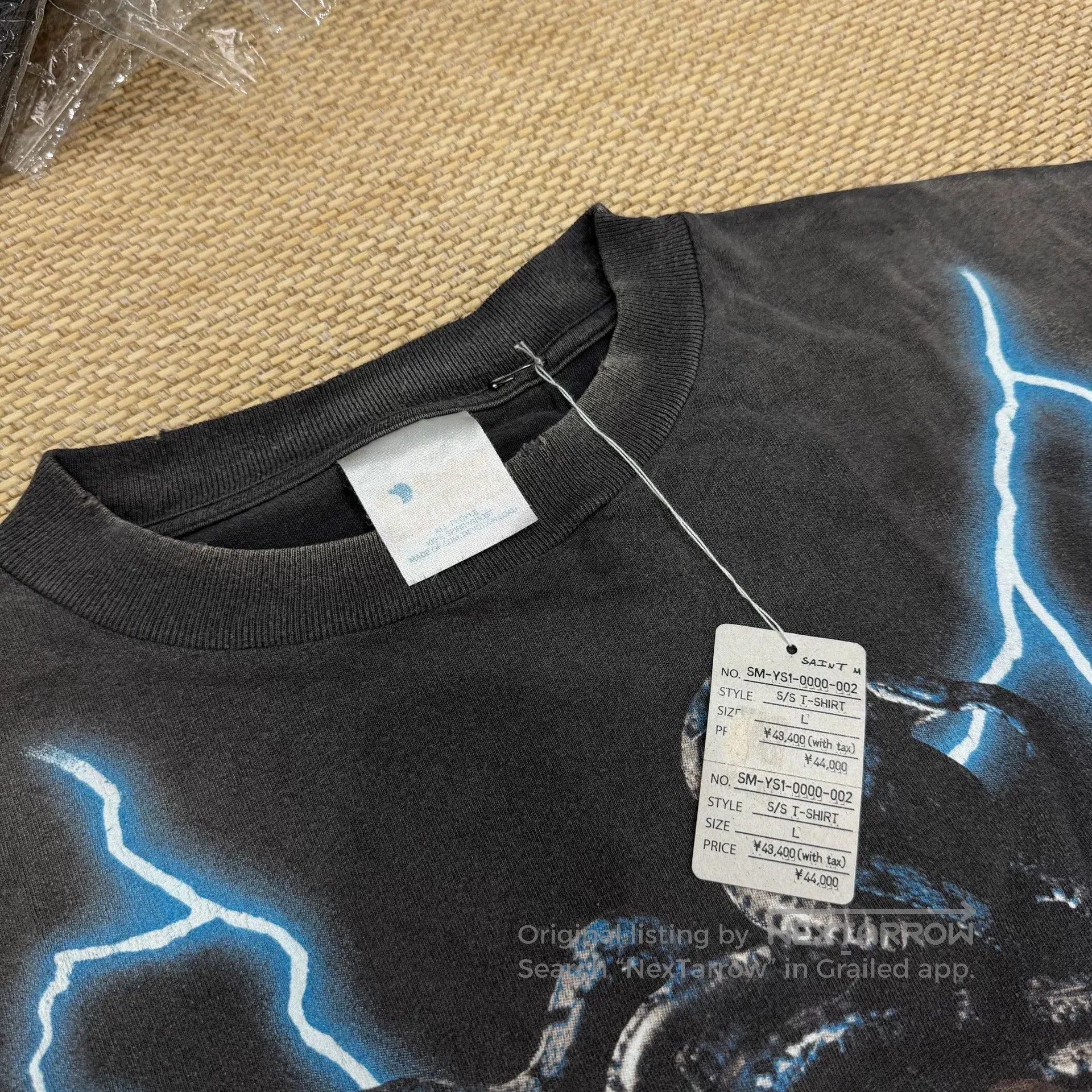 Saint Michael FW24 Medusa Lightning Short Sleeve.