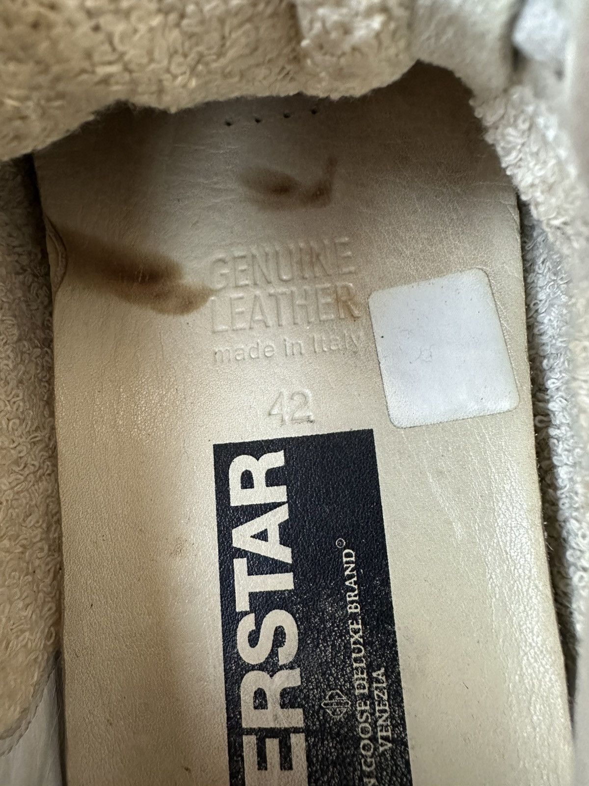 Golden Goose Golden Goose Superstar White Mesh GGDB Lowtops Size US 9 / EU 42 - 19 Thumbnail