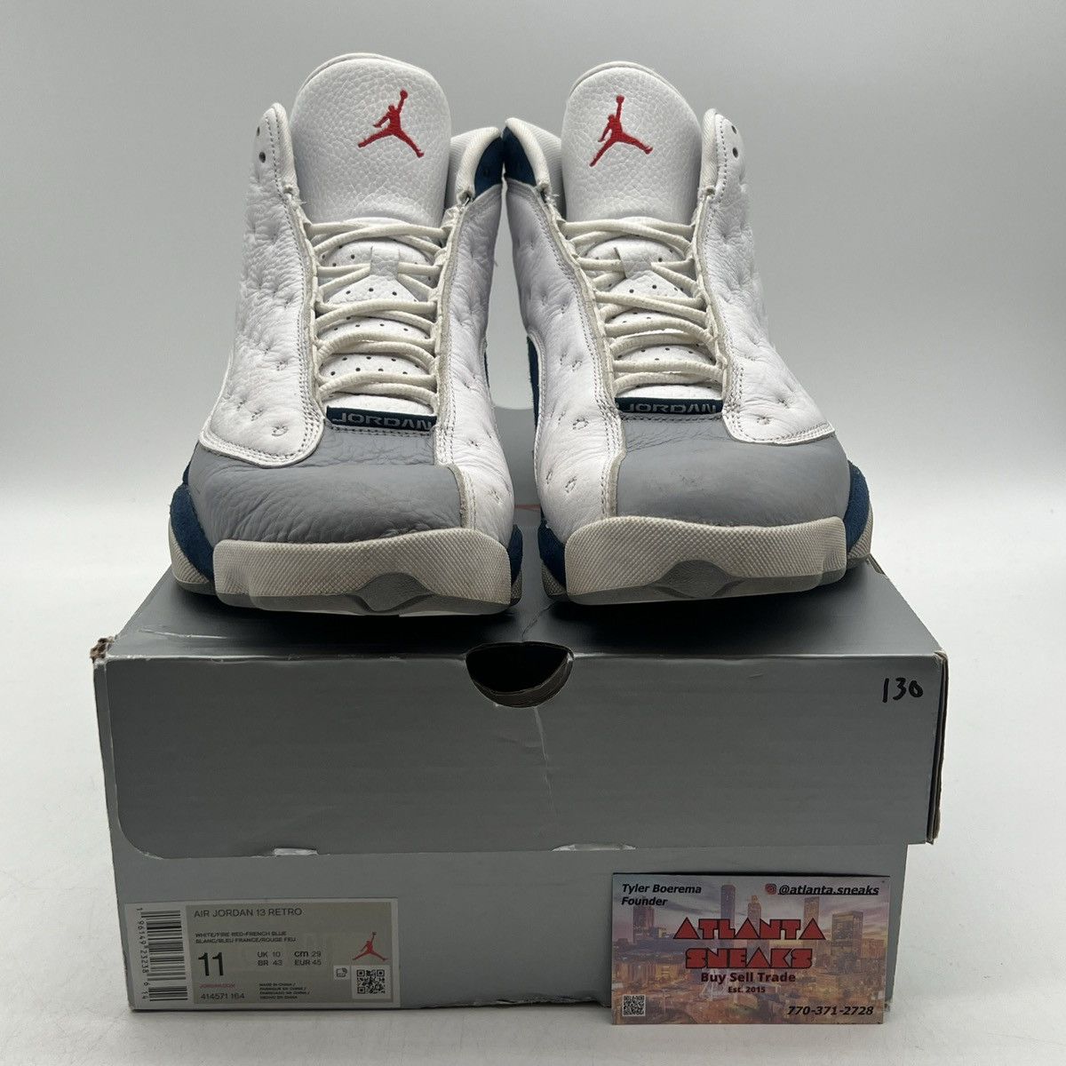 Jordan Brand Air Jordan 13 French blue Size US 11 / EU 44 - 2 Thumbnail