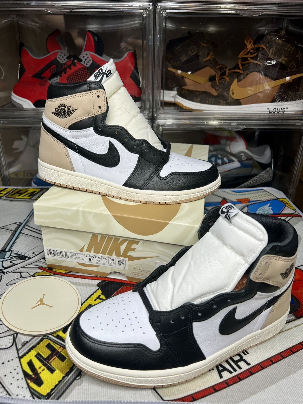 Jordan Brand Nike Air Jordan 1 High Latte (Women's) Size US 9.5 / IT 39.5 - 1 Thumbnail