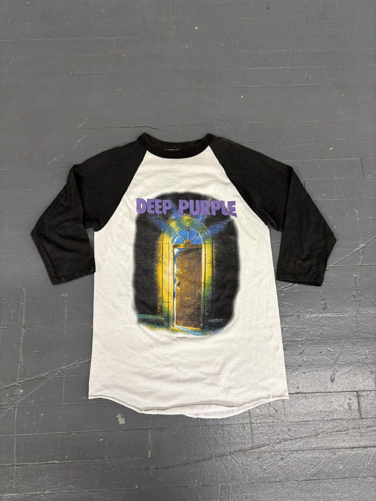Band Tees × Vintage Vintage 1987 Deep purple the house of blue lights tee Size US L / EU 52-54 / 3 - 1 Thumbnail