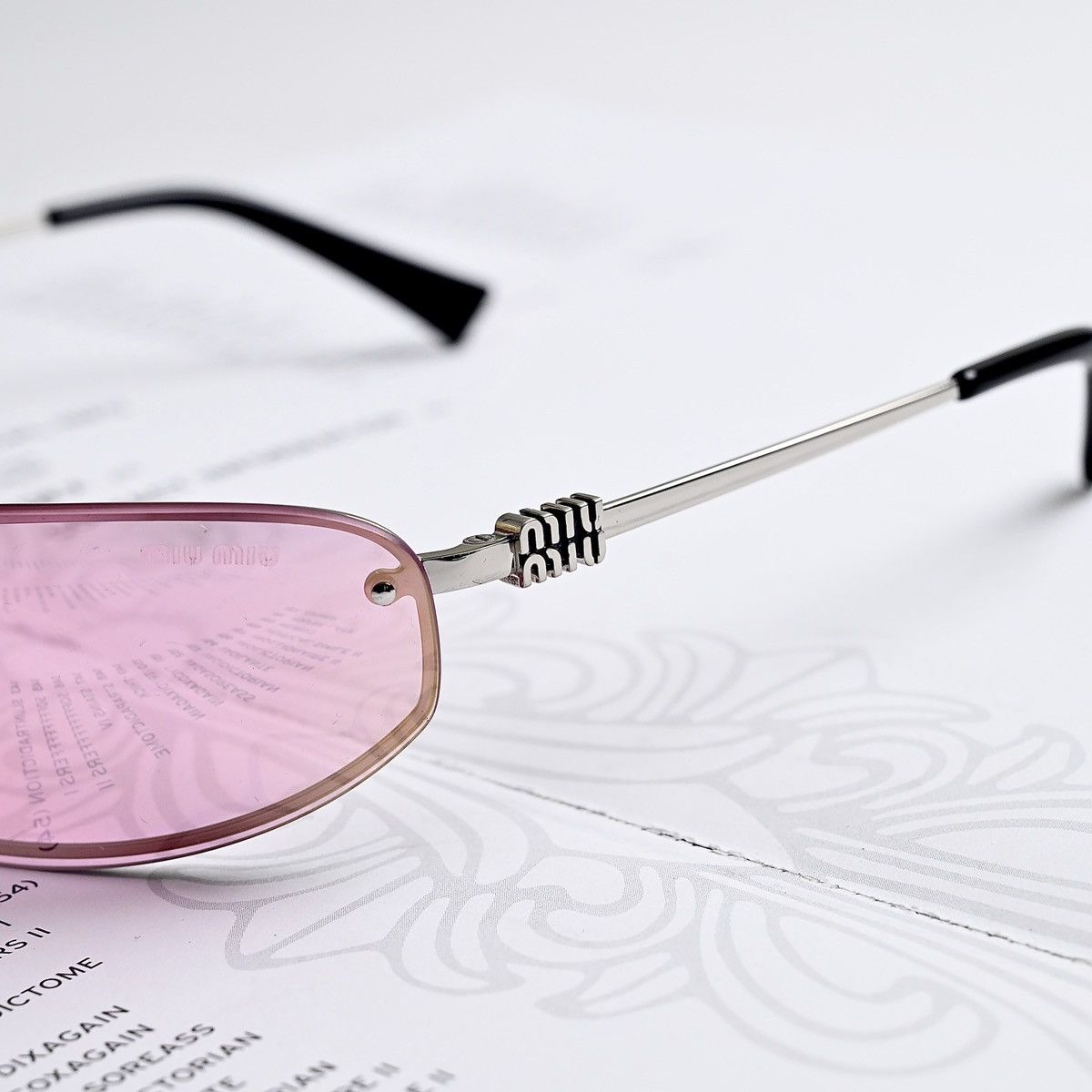 Miu Miu MIU MIU 0MU A50S SUNGLASSES Size ONE SIZE - 3 Thumbnail