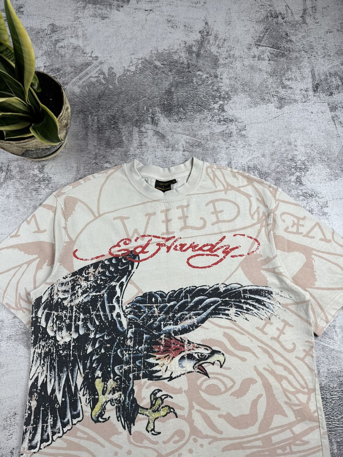 Ed Hardy Ed Hardy X Urban Outfitters Over print Tiger Logo Oversized T Shirt Tee Jersey Size US M / EU 48-50 / 2 - 5 Thumbnail