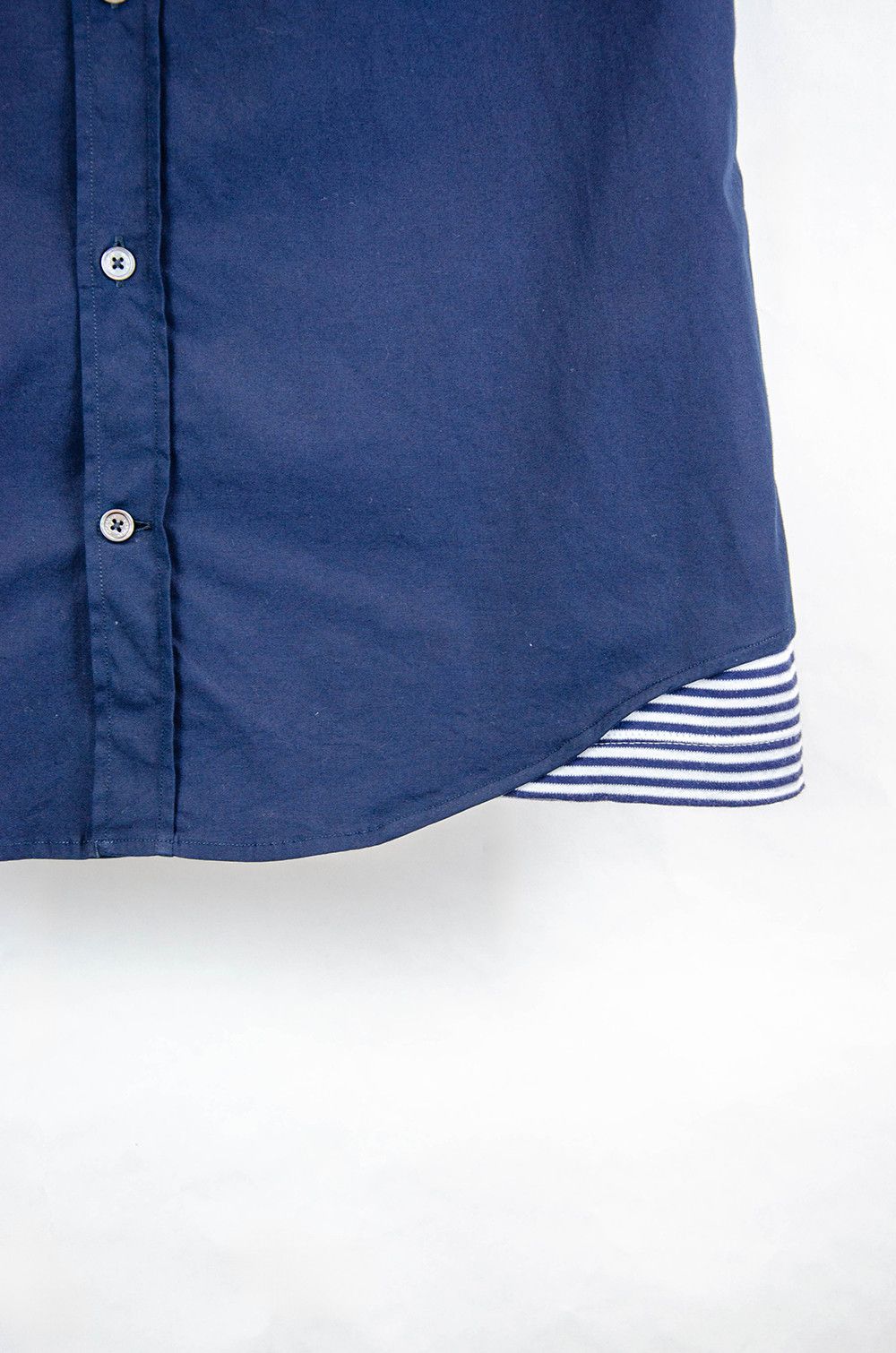 Viktor & Rolf Viktor & Rolf Panel Shirt Navy – Size IT48 Size 38R - 3 Thumbnail