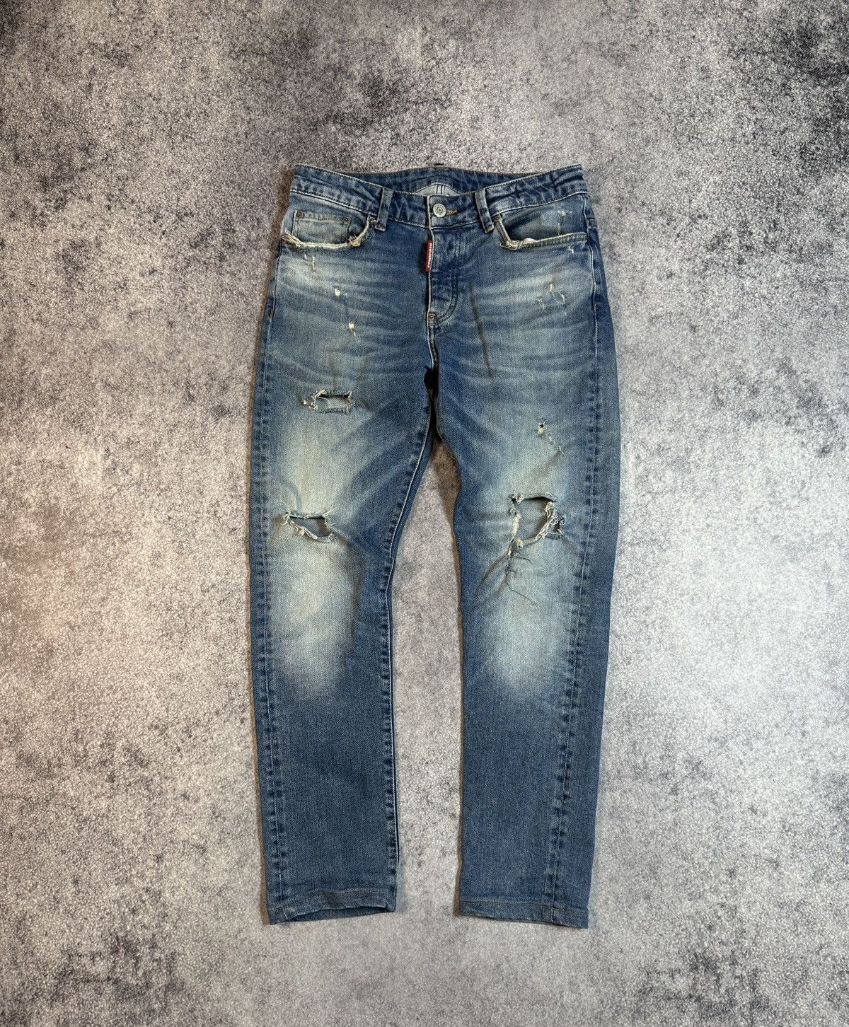 Dsquared2 Y2K dsquared2 jeans Distressed Style Streetwear M Rare Size US 32 / EU 48 - 1 Thumbnail