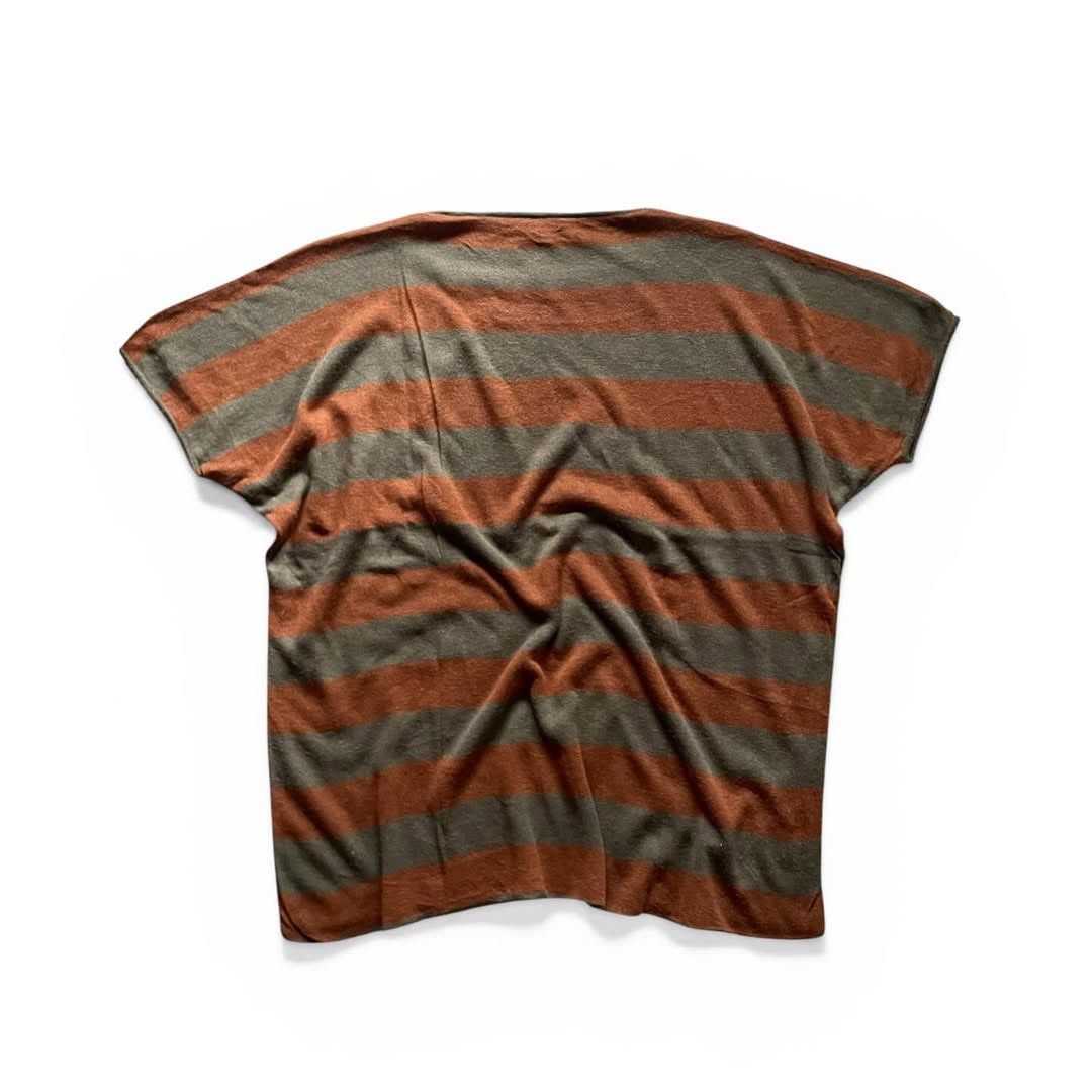 Issey Miyake Issey Miyake by Allstyle Knitted Double Layered T-Shirt Size US L / EU 52-54 / 3 - 2 Thumbnail