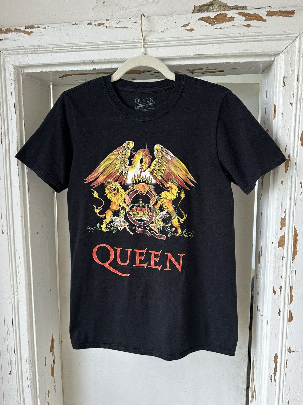 Band Tees Vintage Queen Black Printed Short Sleeve T-shirt Size S / US 4 / IT 40 - 1 Thumbnail