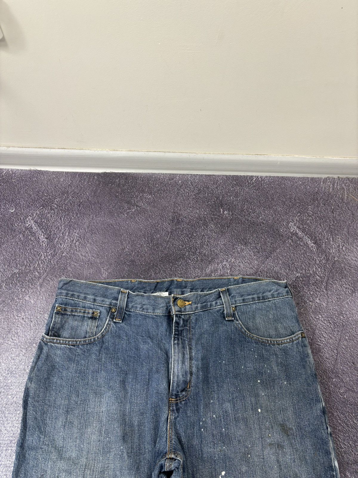 Carhartt Vintage 90s Carhartt USA Distressed Work Hype Baggy Jeans Size US 36 / EU 52 - 15 Thumbnail