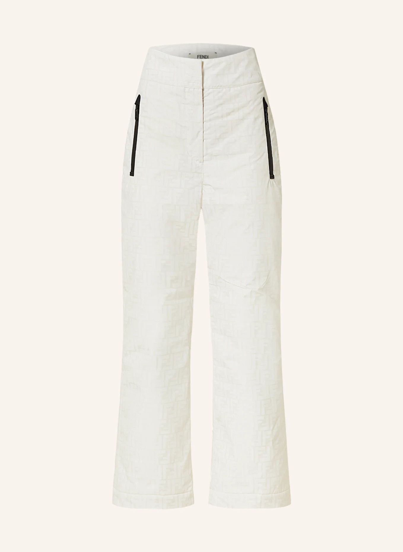 Fendi o1y0925 Sweatpant in Cream Size 25" / US 0 / IT 36 - 1 Thumbnail