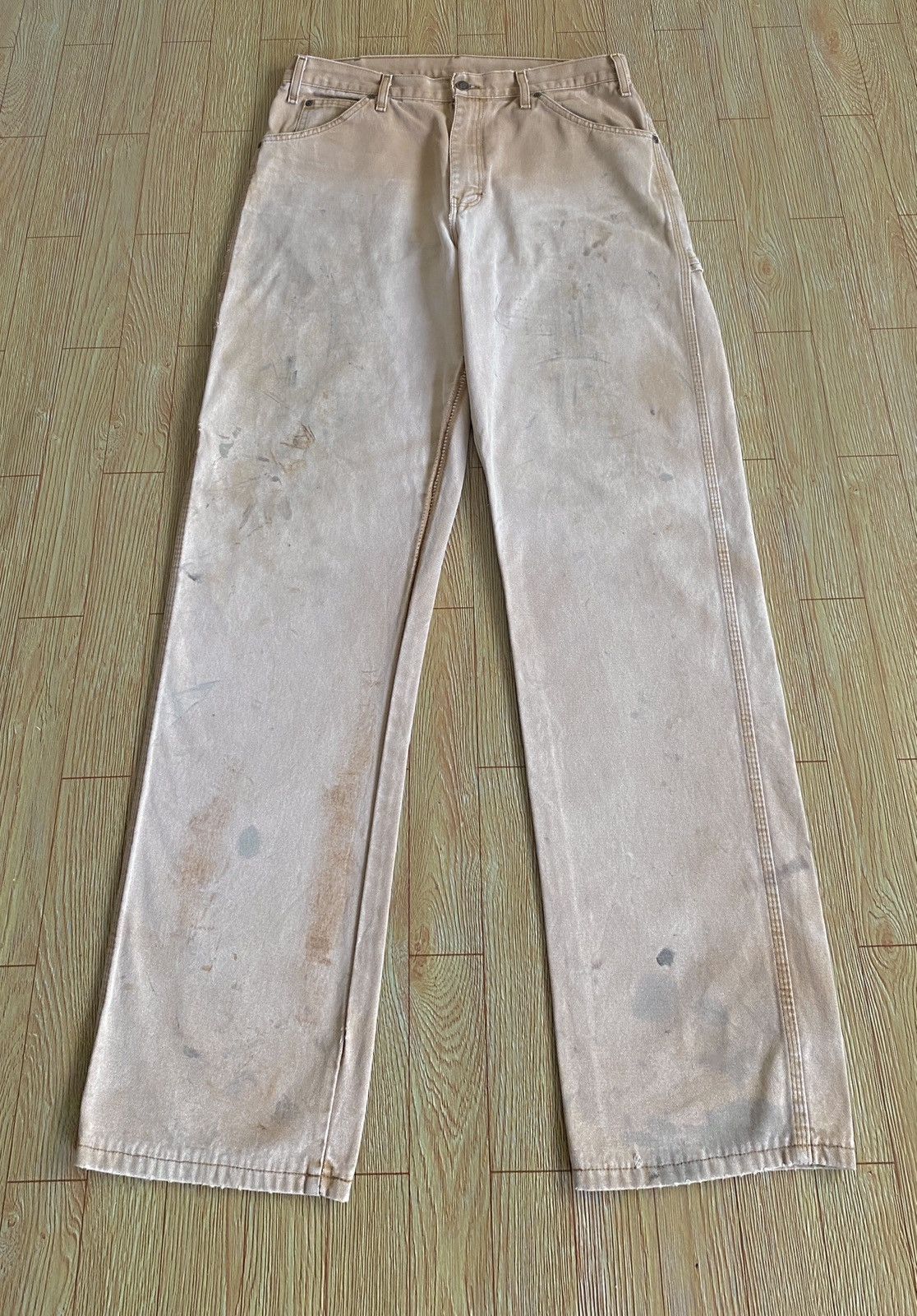 Dickies Very Rare Vintage Dickies Duck Canvas Carpenter Pants 1990s Size US 32 / EU 48 - 1 Thumbnail