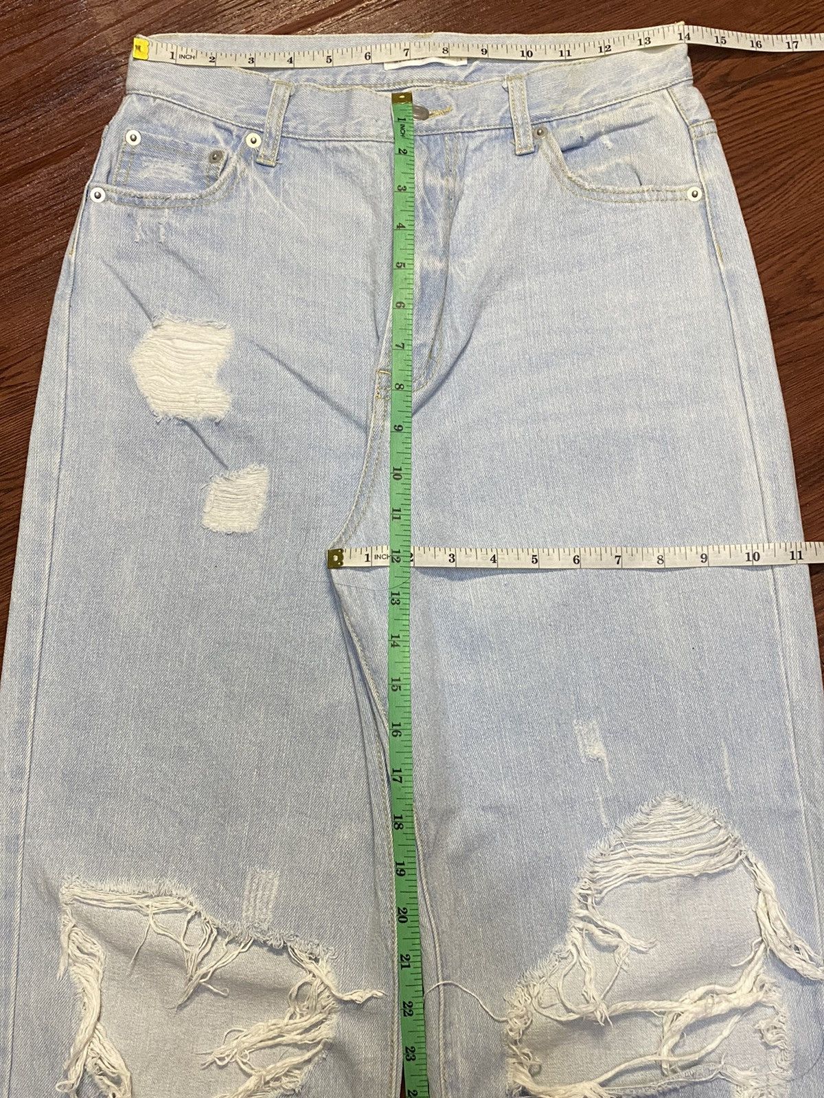 Japanese Brand Japanese Brands Faded Wash Baggy Jeans Size US 28 / EU 44 - 15 Thumbnail