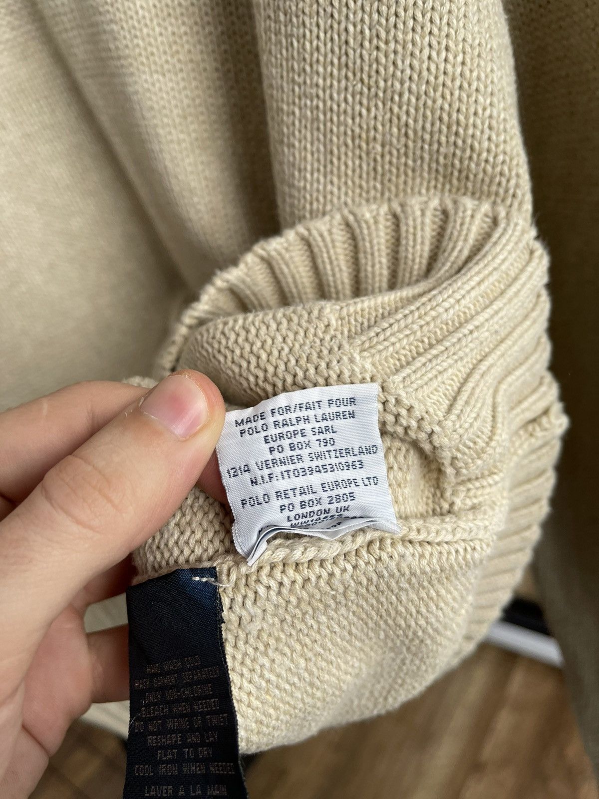 Ralph Lauren Ralph Lauren Polo RL Vintage Knit Sweater 90s Distressed Size US XL / EU 56 / 4 - 10 Thumbnail