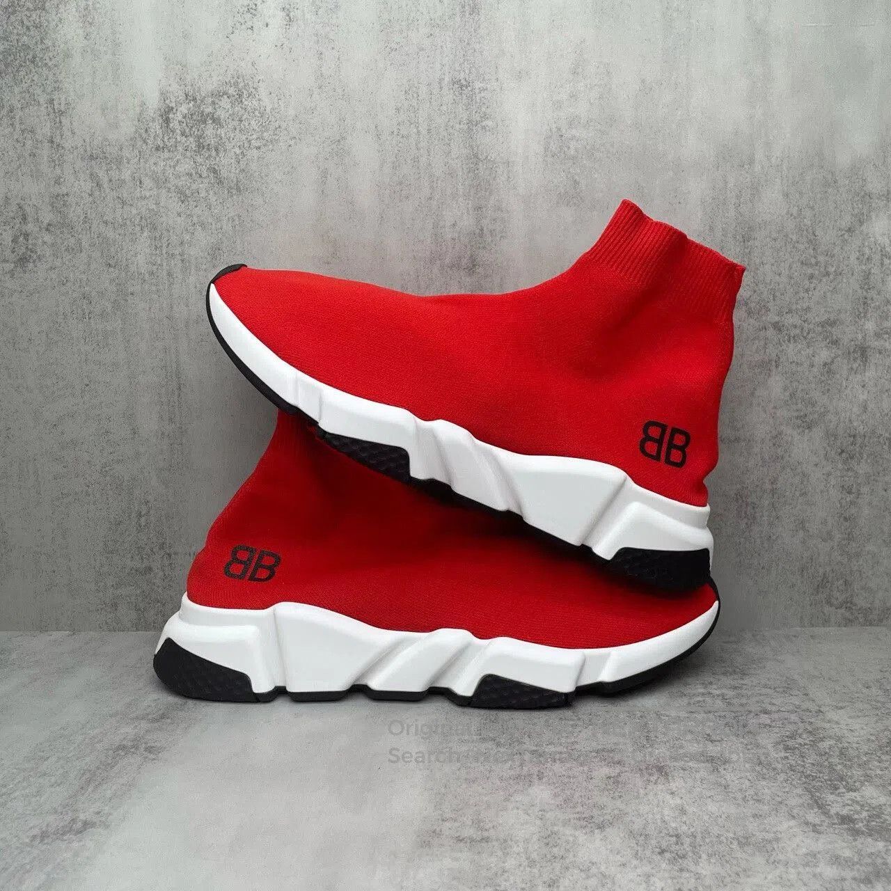 Balenciaga Balenciaga Red Sock Sneakers Size 41. Size US 8 / EU 41 - 2 Thumbnail
