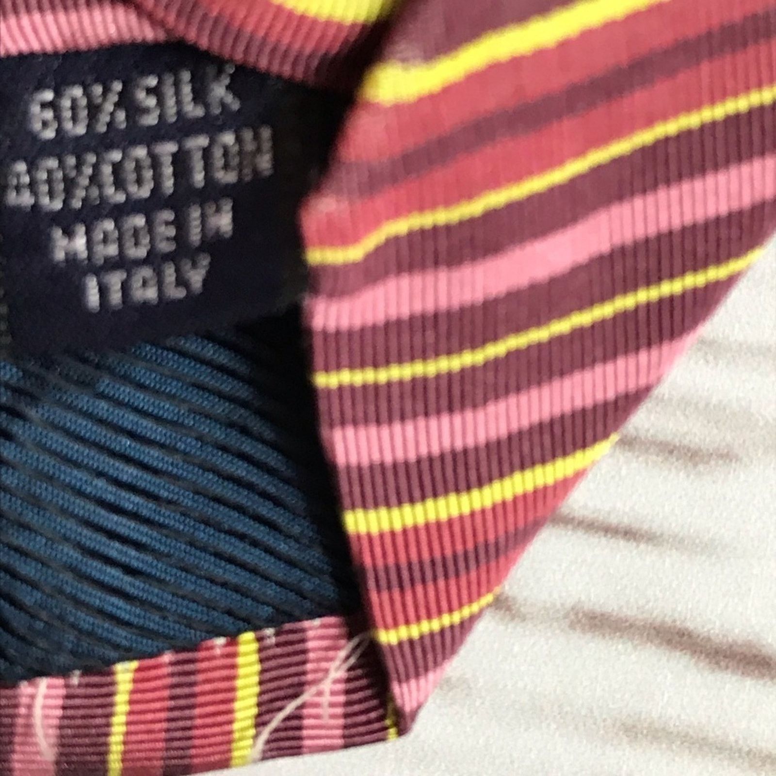 Other Men’s J.Crew Silk Blend Striped Tie Size 28 - 2 Thumbnail